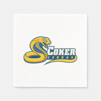 Coker University Cobras logotyp Pappersservett