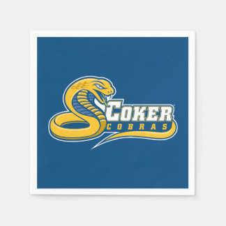 Coker University Cobras logotyp Pappersservett