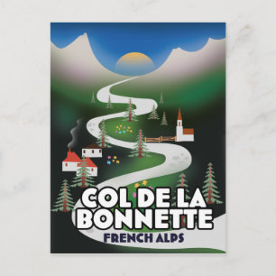 Col de la Bonette, Frankrike Vykort