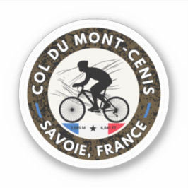 Col du Mont Cenis franska massivet Alpina presente Klistermärken