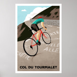 Col Du Tourmalet - Cycling Print Poster