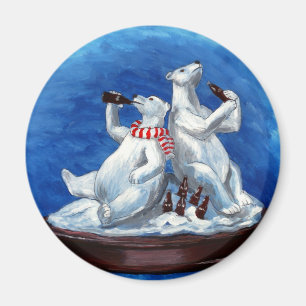 Cola-dricka polarbjörnar magnet