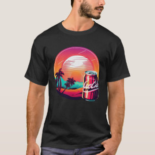 Cola Synthwave 80s Retrowave Aesthetic T Shirt