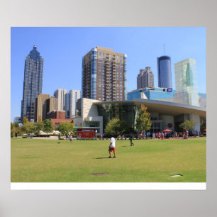 Cola view of Downtown Atlanta Poster