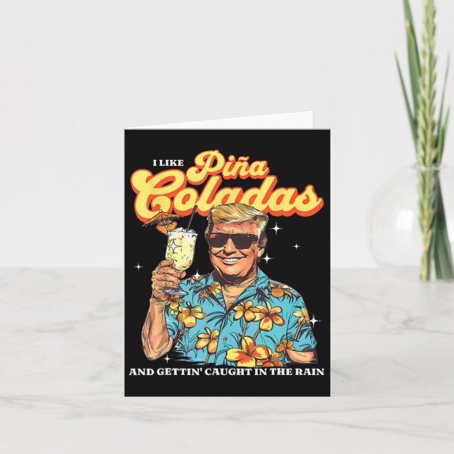 Coladas Donald Trump Summer Vacation Hawaii Beach Kort (Framsida)