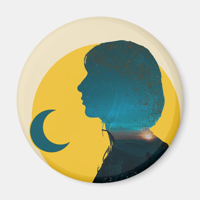 Colagem Dramática, Emocional e Intensa Laranja Magnet (Framsidan)