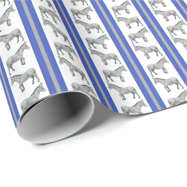 Colby College Mules  Presentpapper (Rullad Hörn)