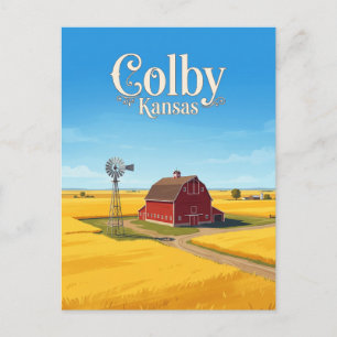 Colby Kansas Vykort