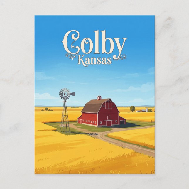 Colby Kansas Vykort (Framsida)