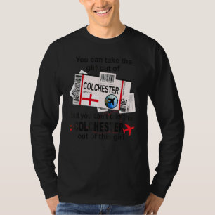 Colchester Flicka Colchester Ombordstigningskort C T Shirt