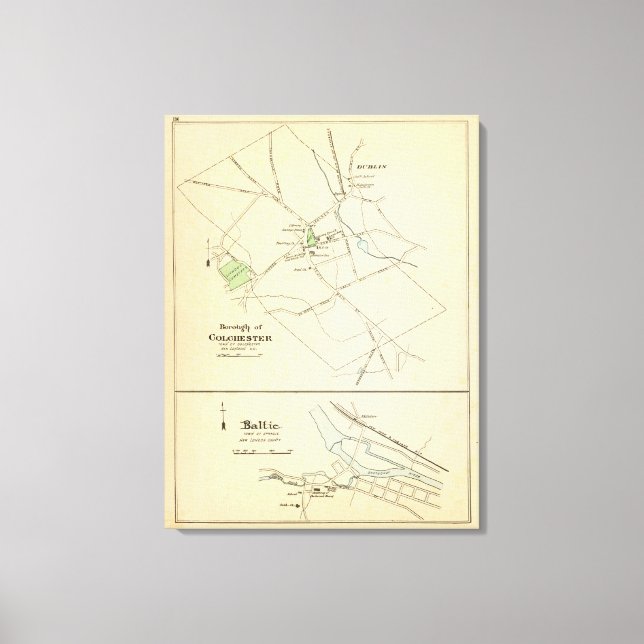 Colchester, Östersjön Canvastryck (Framsida)