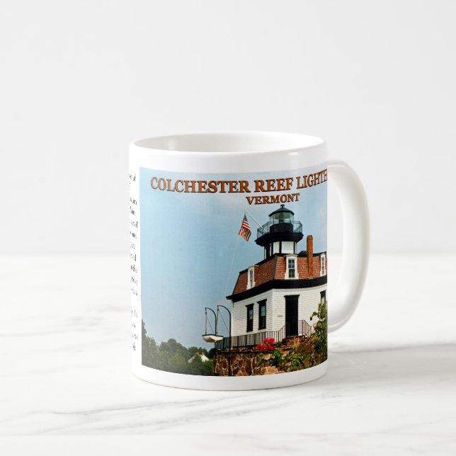 Colchester Reef Lighthouse, Vermont Mugg (Framsida höger)