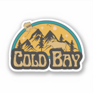 Cold Bay, Alaska-dekal Klistermärken