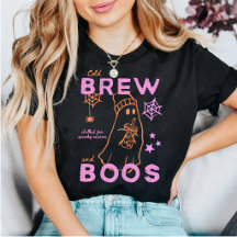 Cold Brew And Boos Söt Ghost Halloween-kaffe
