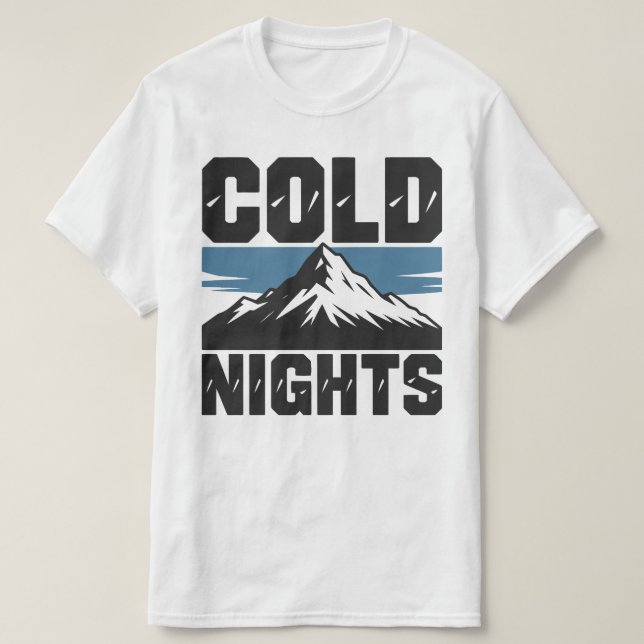 Cold Nights Christmas Tee (Design framsida)