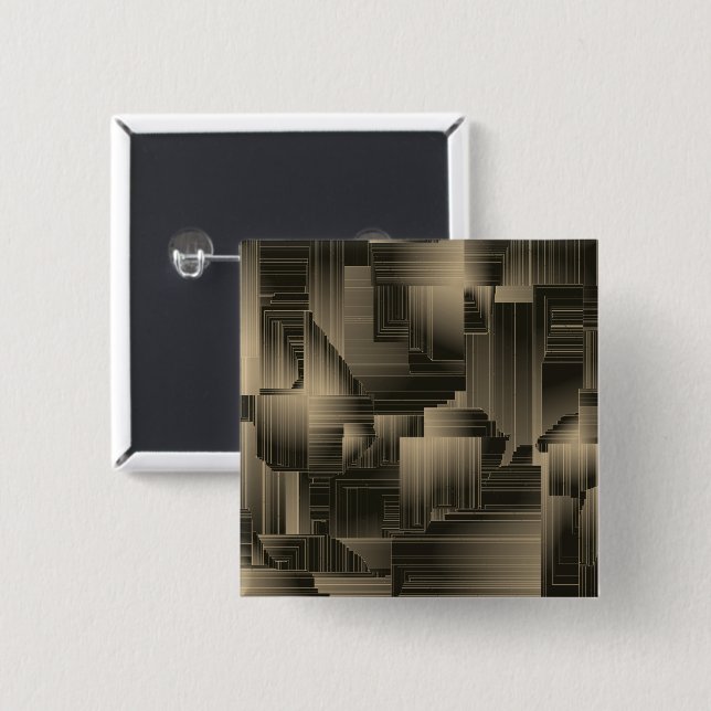 Colden Halls Art Deco Knapp (Framsida & baksida)