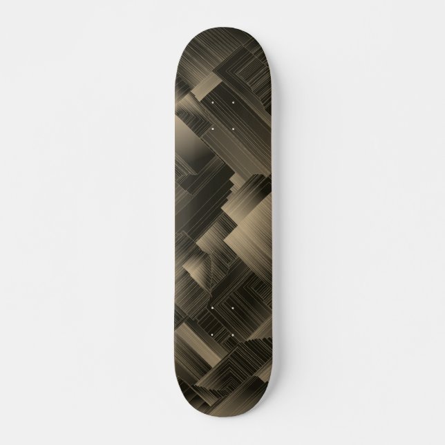 Colden Halls Art Deco Mini Skateboard Bräda 18,5 Cm (Framsida)