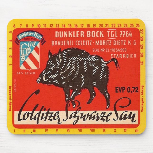Colditzer Schwarze Sau Musmatta (Framsidan)