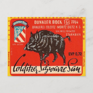 Colditzer Schwarze Sau Vykort