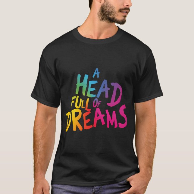 Coldplay Färgrik T Shirt (Framsida)