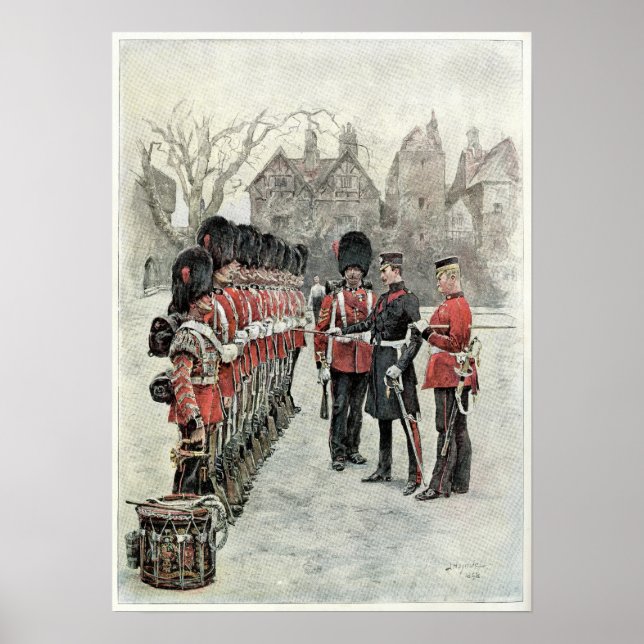 Coldstream Guards vid Torn Poster (Framsidan)