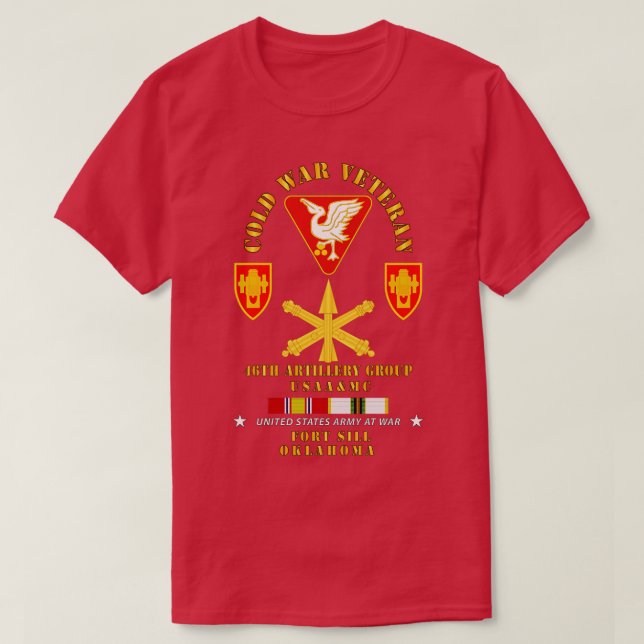 ColdVet 46th Artillery Group Fort Sill OK Missle B T Shirt (Design framsida)