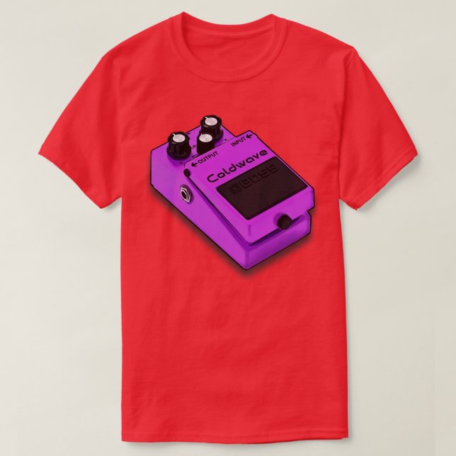 Coldwave Original Guitar FX Pedal T Shirt (Design framsida)