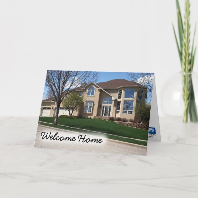 Coldwell Banker Notecard: Välkommen hem Kort (Framsida)