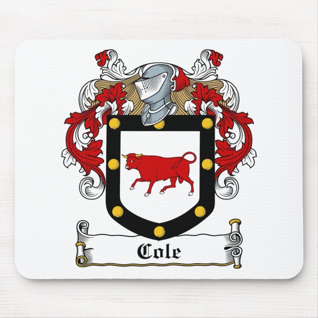 Cole-Irländare-Vapensköld Musmatta (Framsidan)