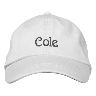 COLE Namn Designer Cap Broderad Keps