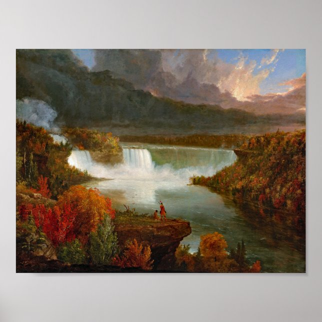 Cole Niagara Falls Painting Poster (Framsidan)
