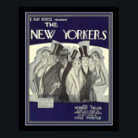 Cole Porter Art Deco "New Yorkers" Skriv ut 16 x 2 Poster<br><div class="desc">"New Yorkers" av Cole Porter</div>