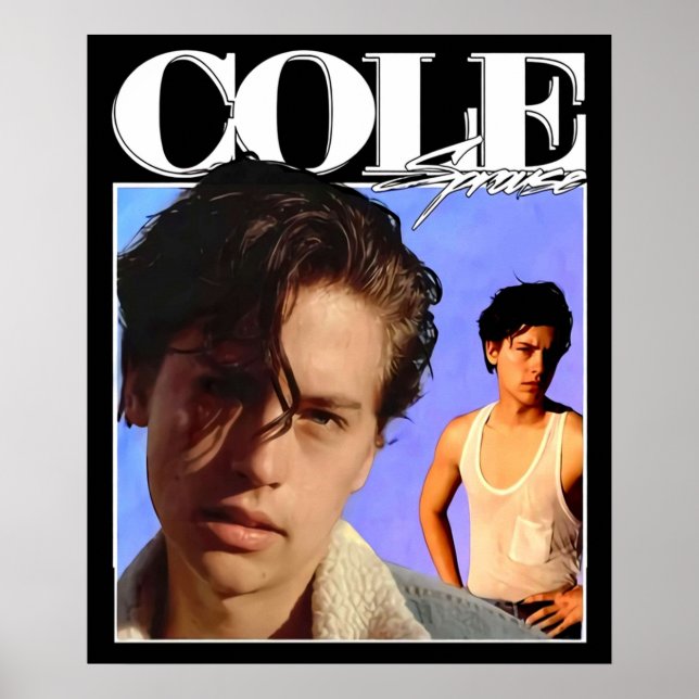 Cole Sprouse 90_sVintage Poster (Framsidan)