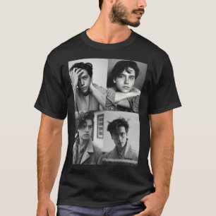 Cole Sprouse Collage B&W T Shirt