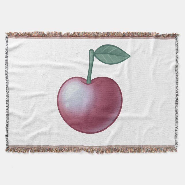 🍒 Colección: Sweet Cherry Classic – Timeless Eleg Filt (Framsidan)