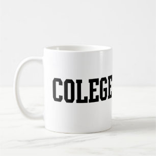 Colege stavade fel högskolan kaffemugg
