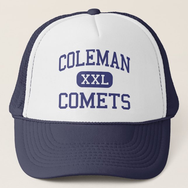 Coleman komet mellersta Coleman Michigan Truckerkeps (Framsida)