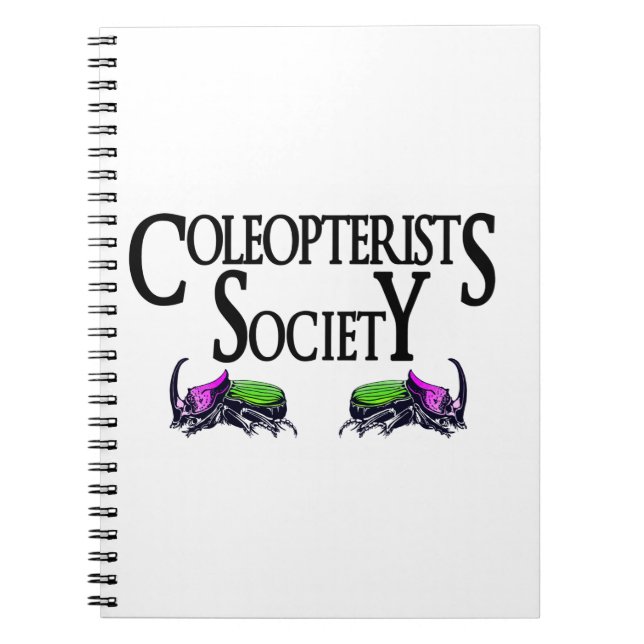 Coleopterists Society Logotyp II Anteckningsbok (Framsidan)