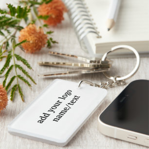 COLERFUL CUTE HEART NAMN KEYCHAIN