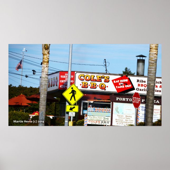 Cole's BBQ Poster (Framsidan)