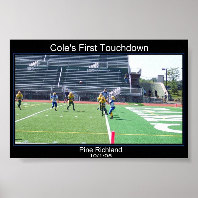 Cole's First TD Poster (Framsidan)