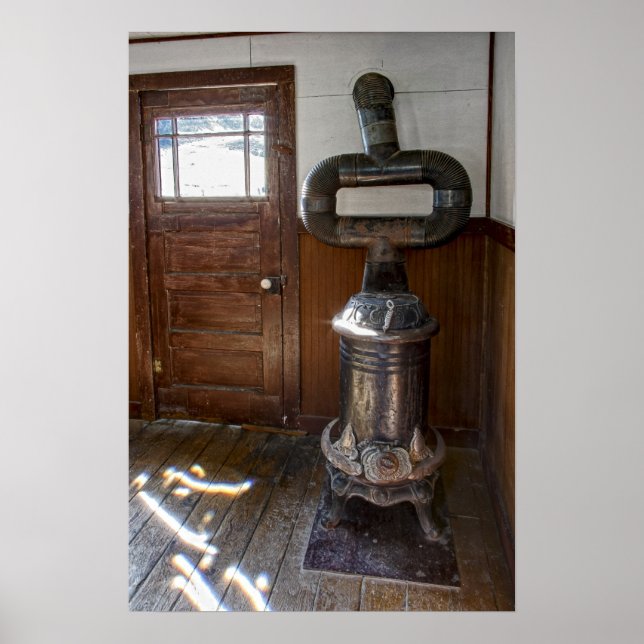 COLES HETT BLAST STOVE - MOLSON GHOST TOWN POSTER (Framsidan)