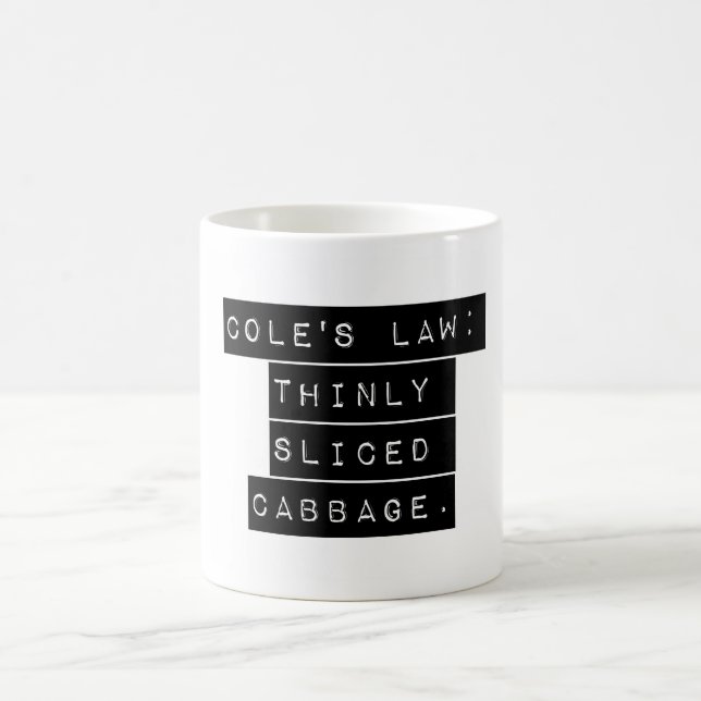 Cole's Law Kaffemugg (Center)