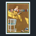 Coles Phillips Art Deco " Fade Away Girl " 12 x 16 Poster<br><div class="desc">Ett annat "Fade Away Girl" Art Deco Skriv ut. Finns även i 16 x20</div>