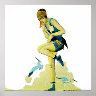 Coles Phillips ‘Fadeaway Girl’ “En snabb dipp” Poster