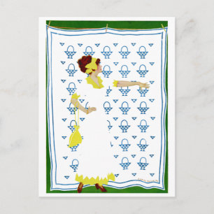 Coles Phillips Fadeaway - Woman på County Fair Vykort