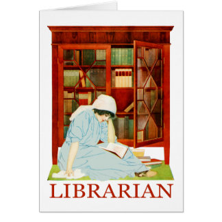Coles Phillips Librarian Hälsningskort