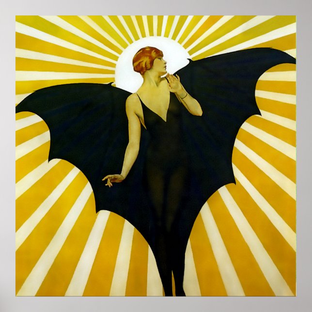 Coles Phillips Sunburst Magazine Cover Poster (Framsidan)