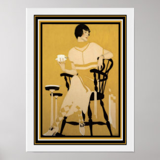 Coles Phillips "The Magic Hour" Deco Print 12 x 16 Poster