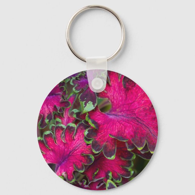 Coleus Macro Nyckelring (Framsida)